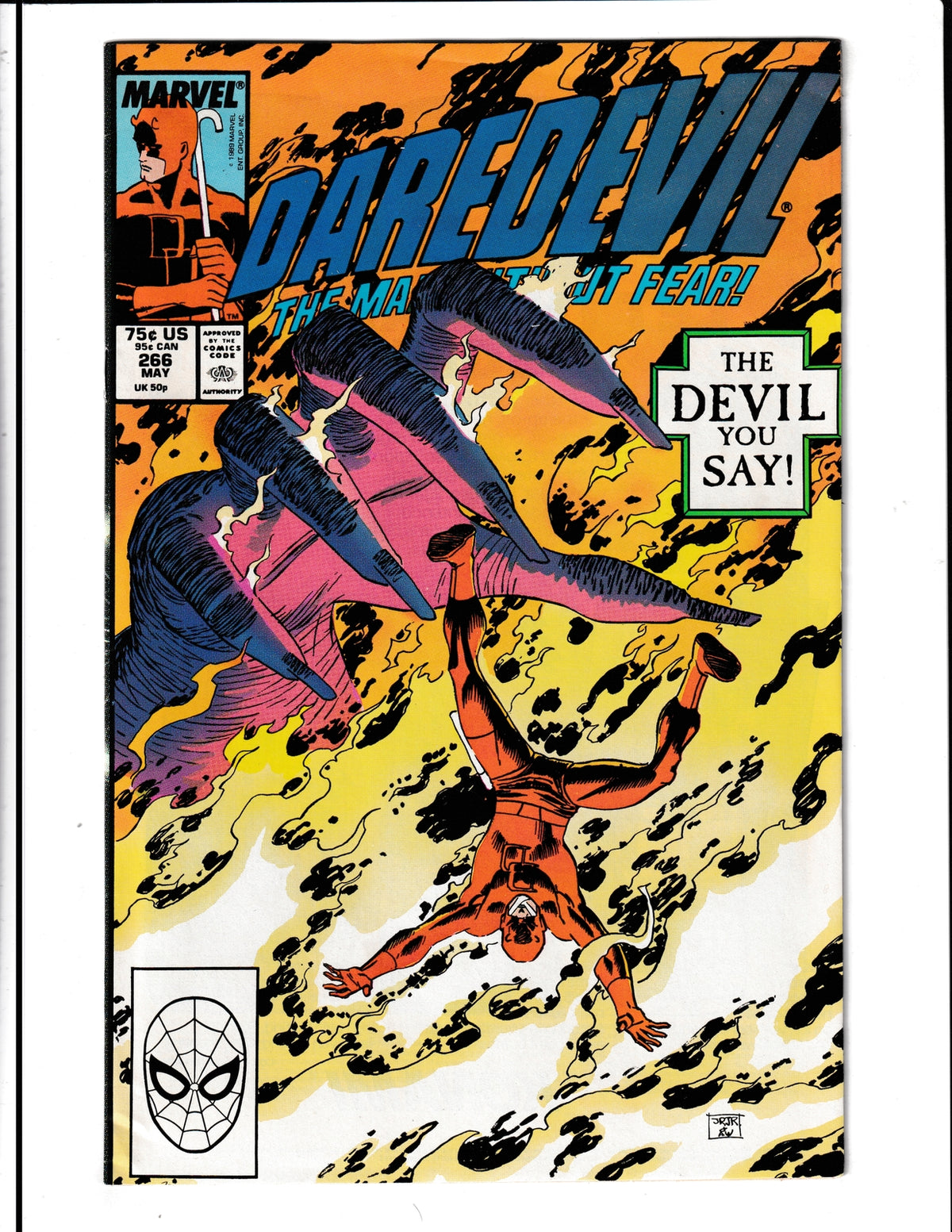 Daredevil #266 (1989) Marvel Comics