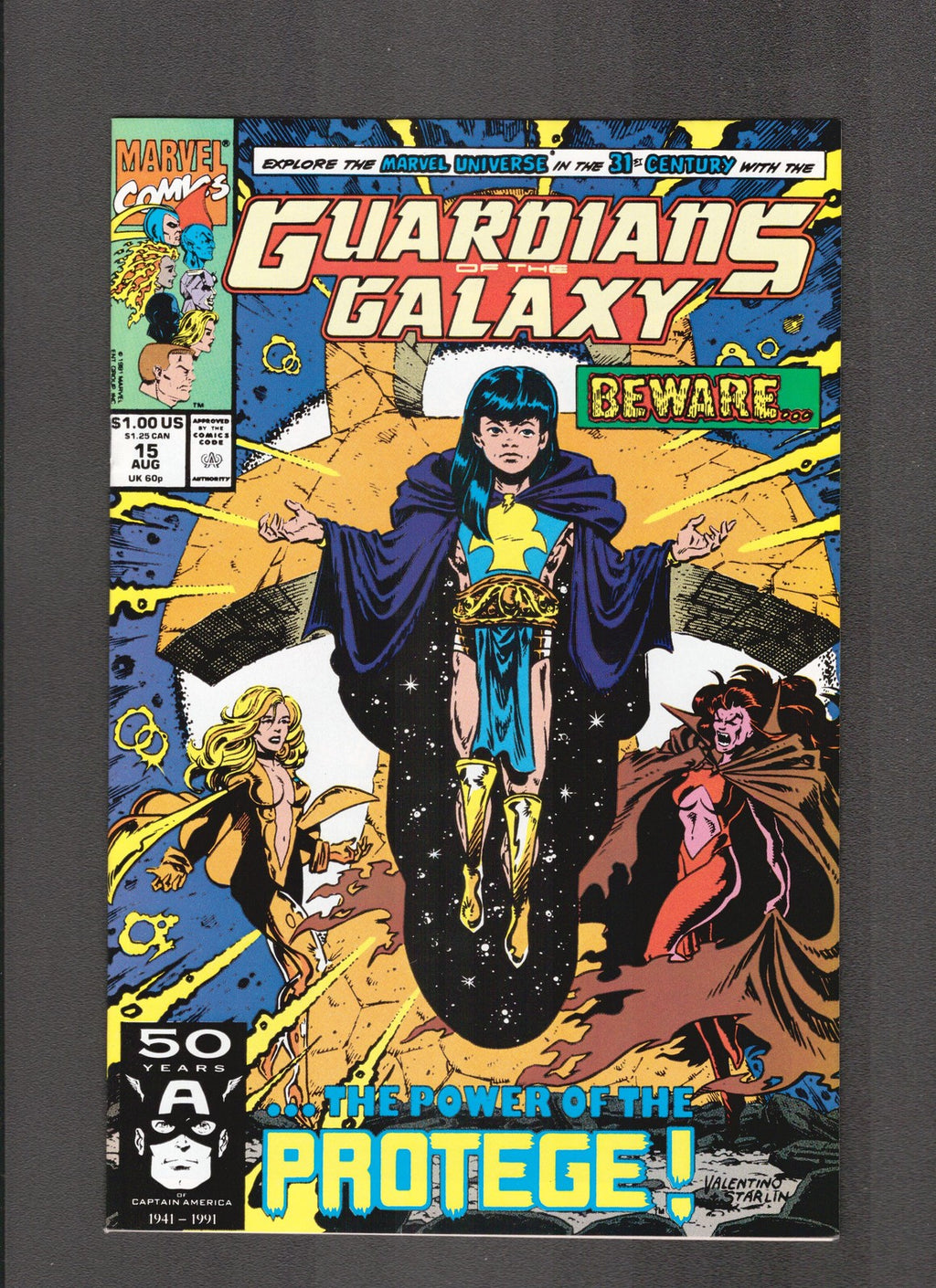 Guardians of the Galaxy #15 (1991) 1st App of Prot?g? Marvel Comics
