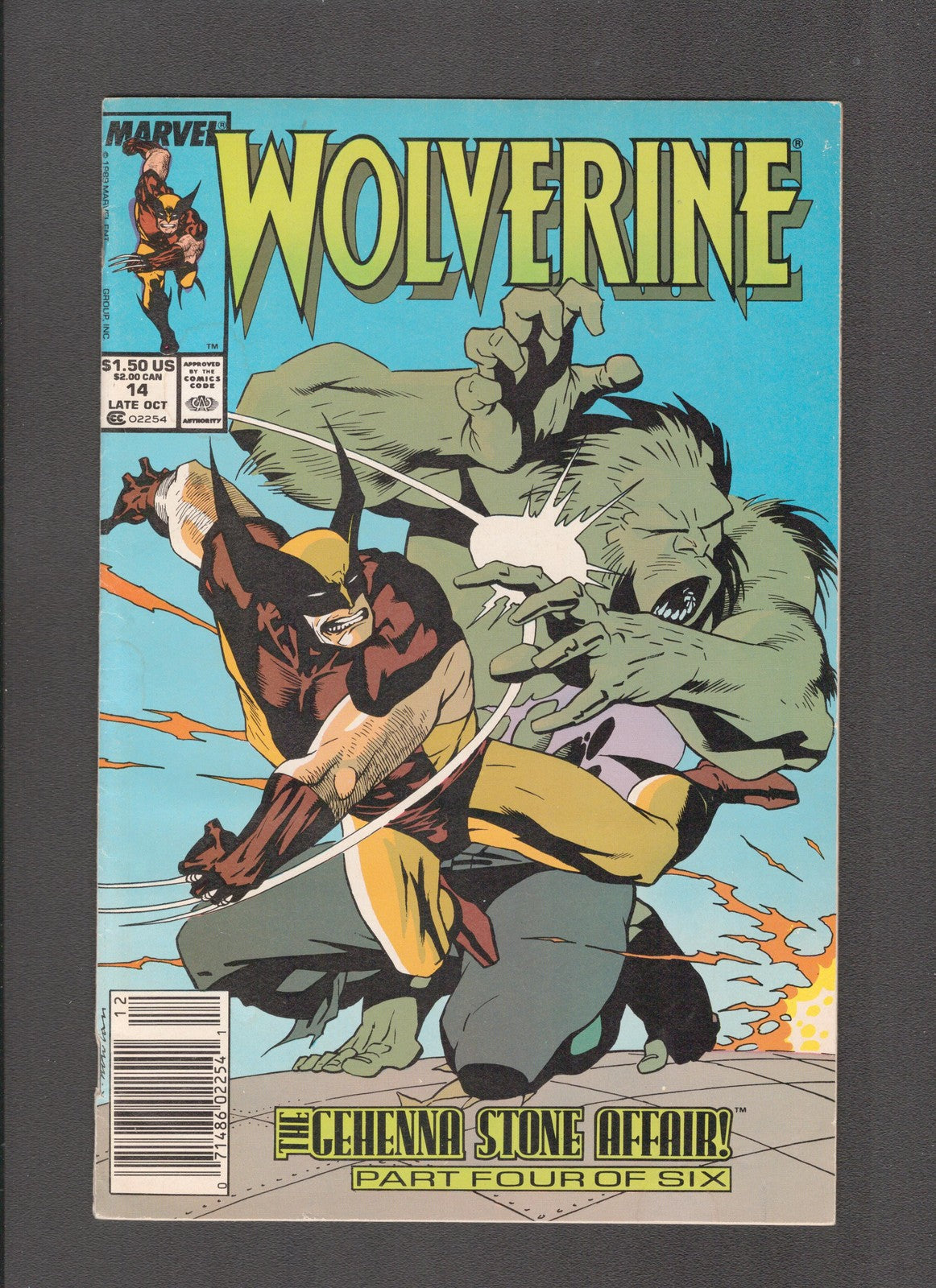 Wolverine #14 (1989) John Buscema, Bill Sienkiewicz Marvel Comics