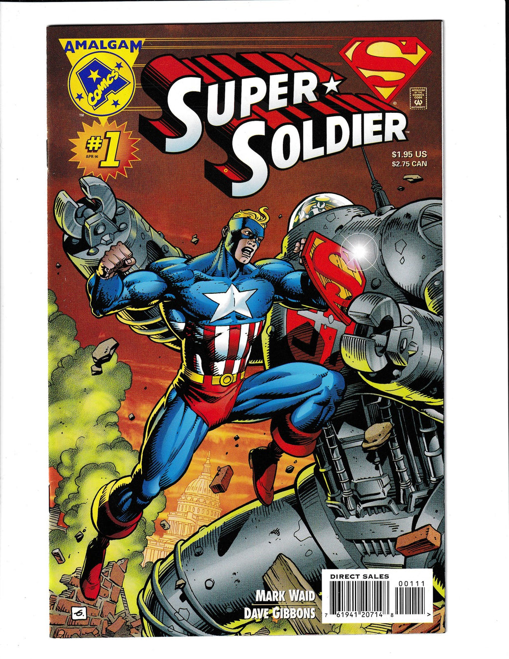 Super Soldier #1 (1996) Higher Grade Amalgam  Comics