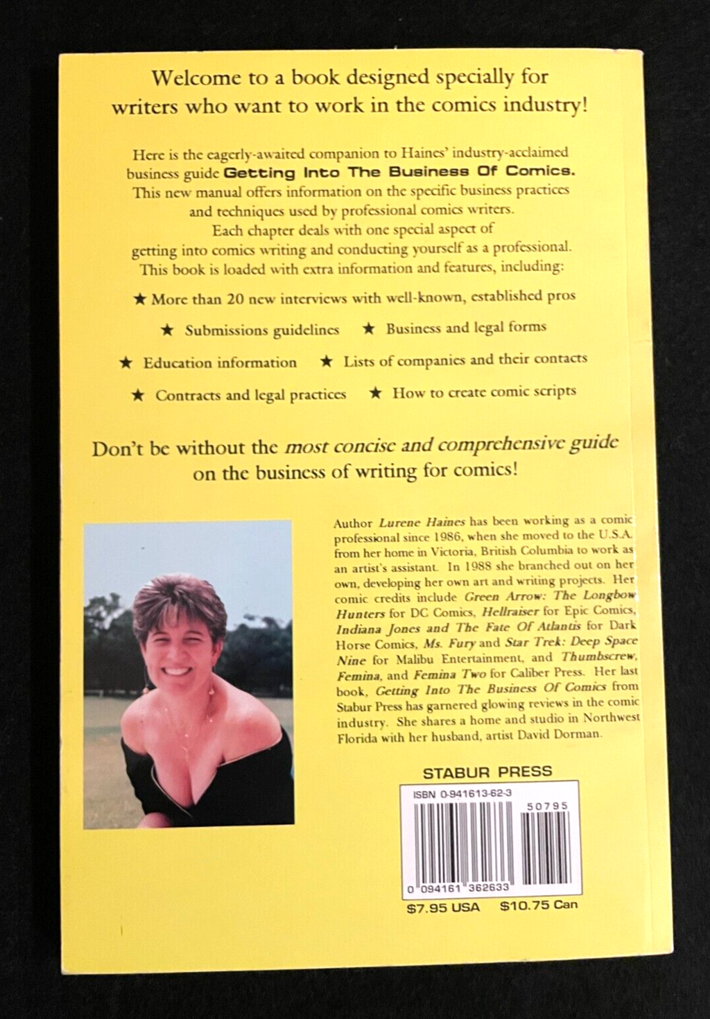 Writer's Guide to the Business of Comics - 1995