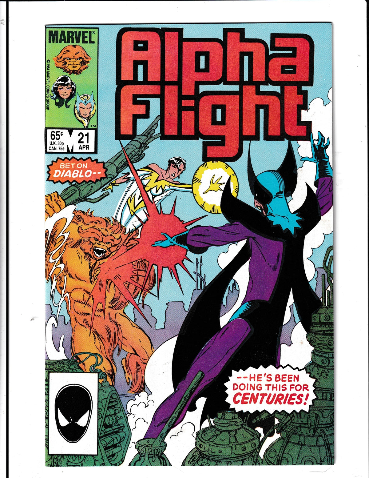 Alpha Flight #21 (1985) Marvel Comics SKU:486
