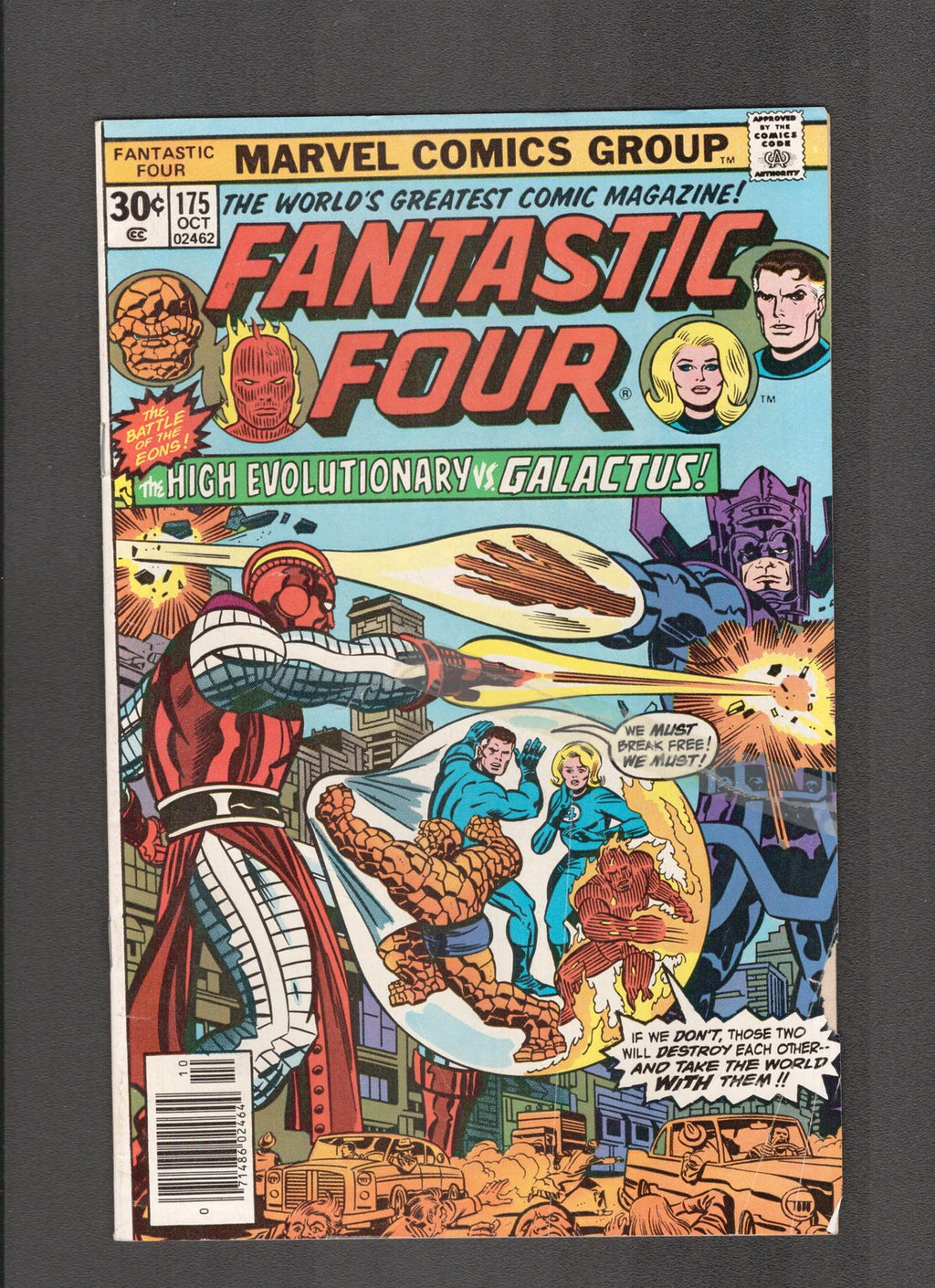 Fantastic Four #175 (1976) John Buscema, Jack Kirby, Roy Thomas Marvel Comics
