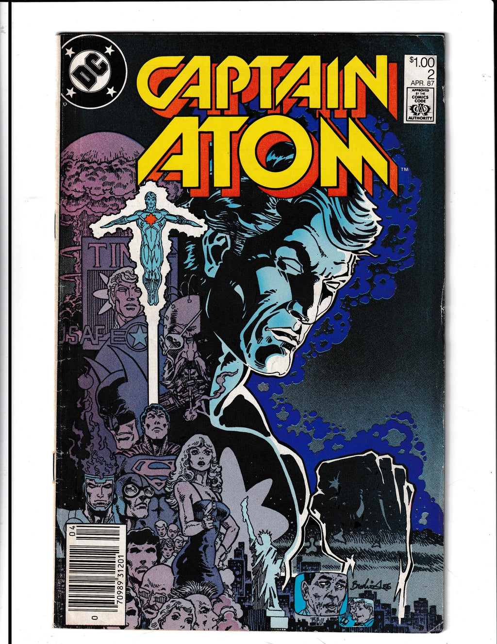 Captain Atom #2 (1987) Canadian Newsstand DC Comics