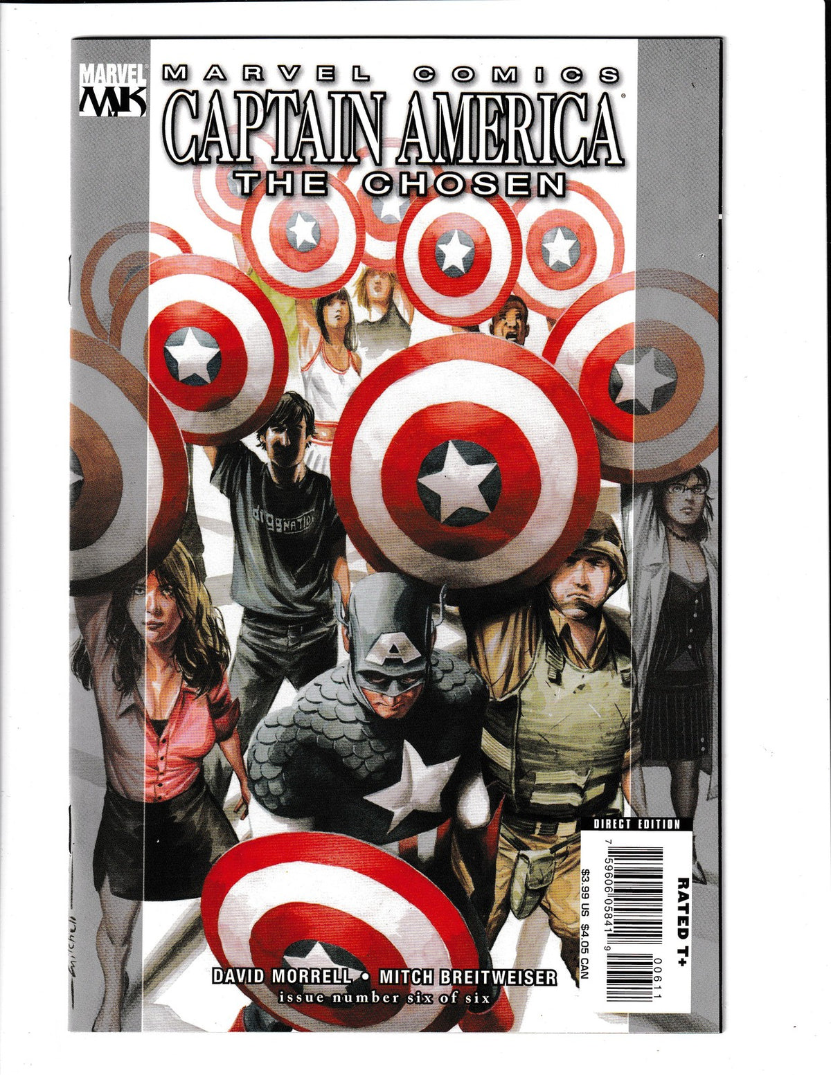 Captain America: The Chosen #6 (2008) Regular A Cover Marvel Comics