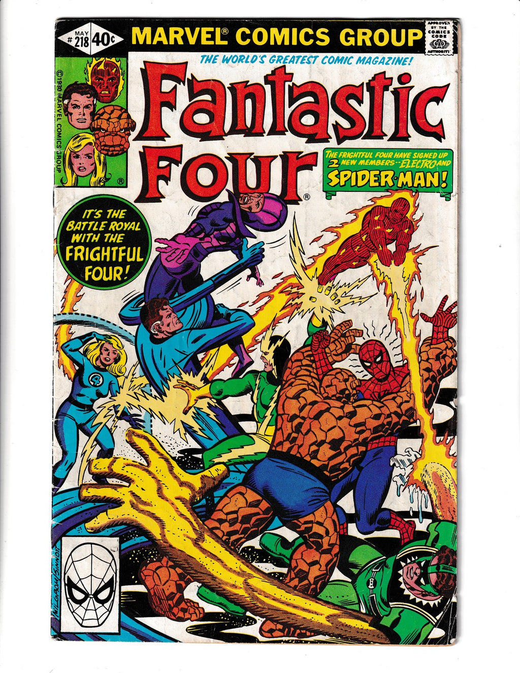 Fantastic Four #218 (1980) Marvel Comics SKU:2414