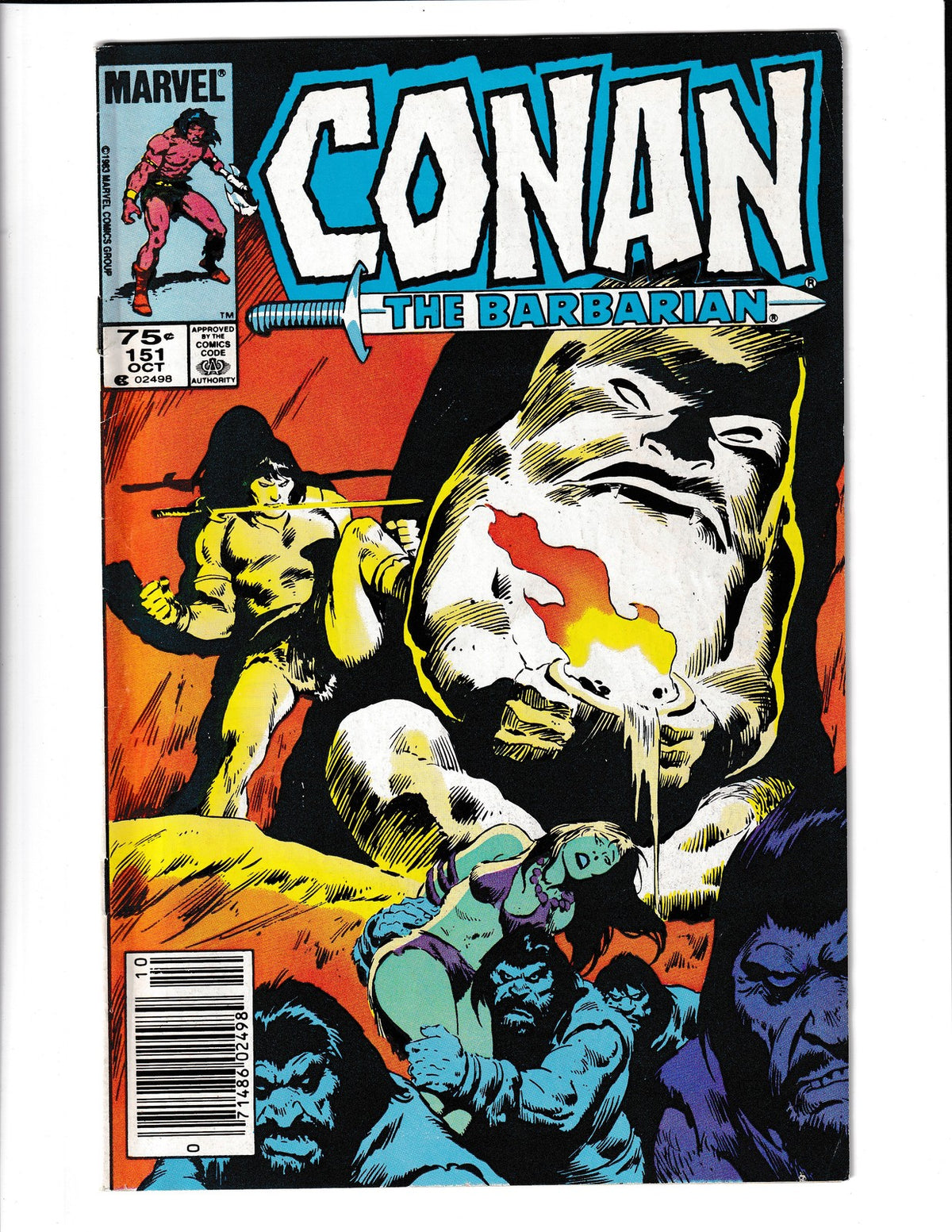 Conan The Barbarian #151 (1983) Buscema Marvel Comics SKU:3440