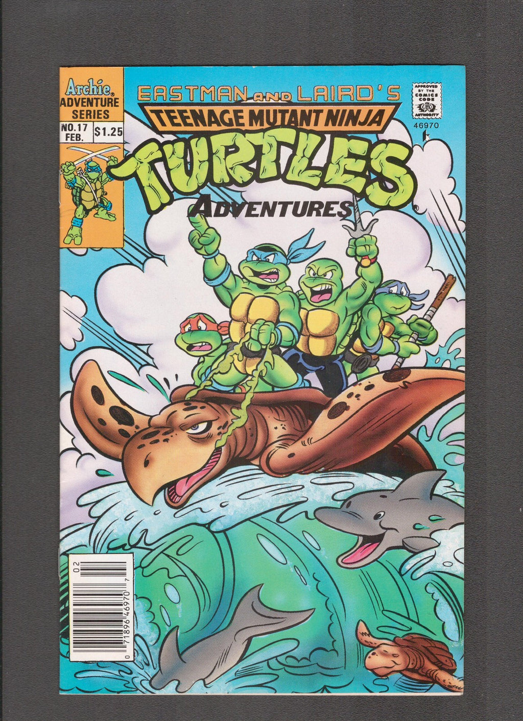 Teenage Mutant Ninja Turtles Adventures #17 (1991) Dan Berger Archie Comics