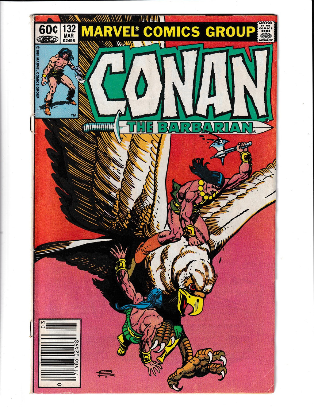 Conan the Barbarian #132 (1982) Kane Marvel Comics