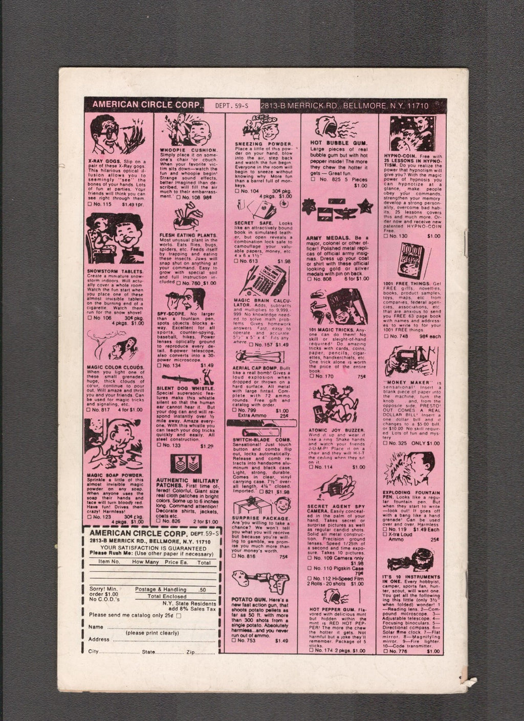 Dennis the Menace Bonus Magazine #182 (1978) Fawcett Comics