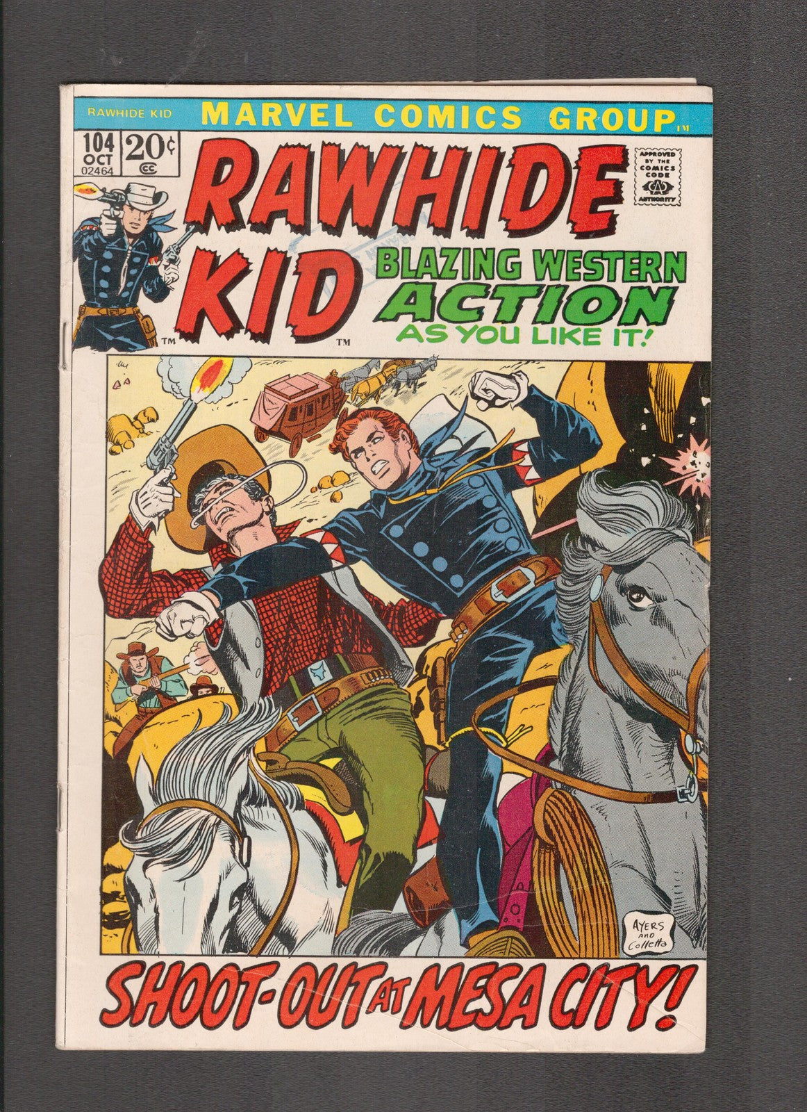Rawhide Kid #104 (1972) Stan Lee, Vince Colletta Marvel Comics