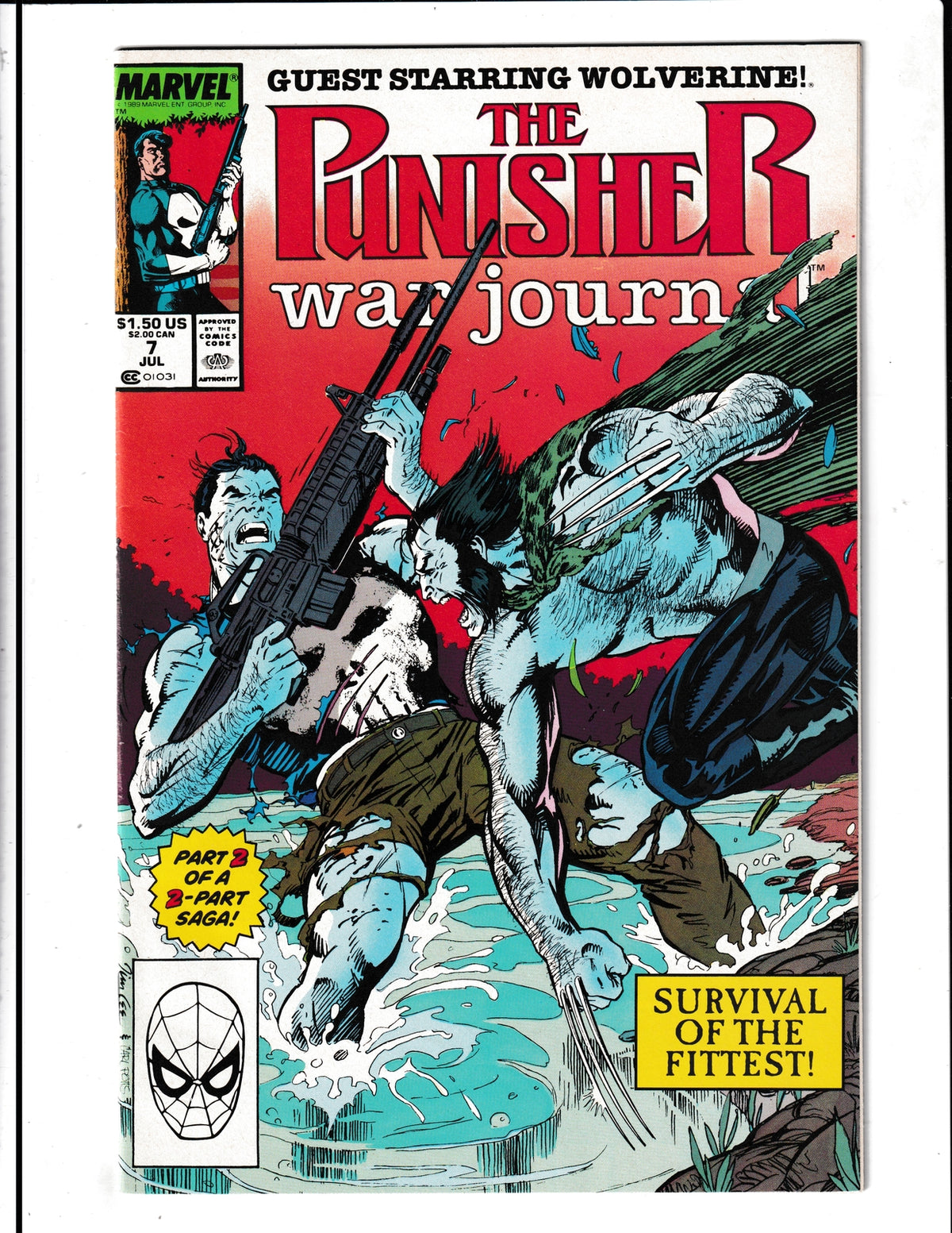 Punisher: War Journal #7 (1989) Marvel Comics