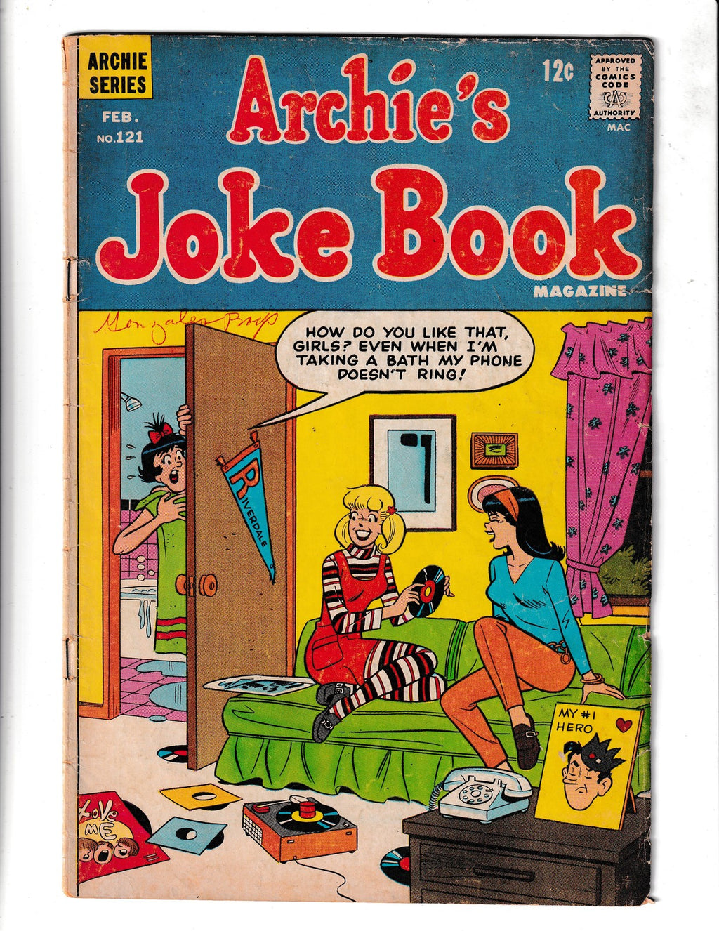 Archie's Joke Book #121 (1968) Archie Comics