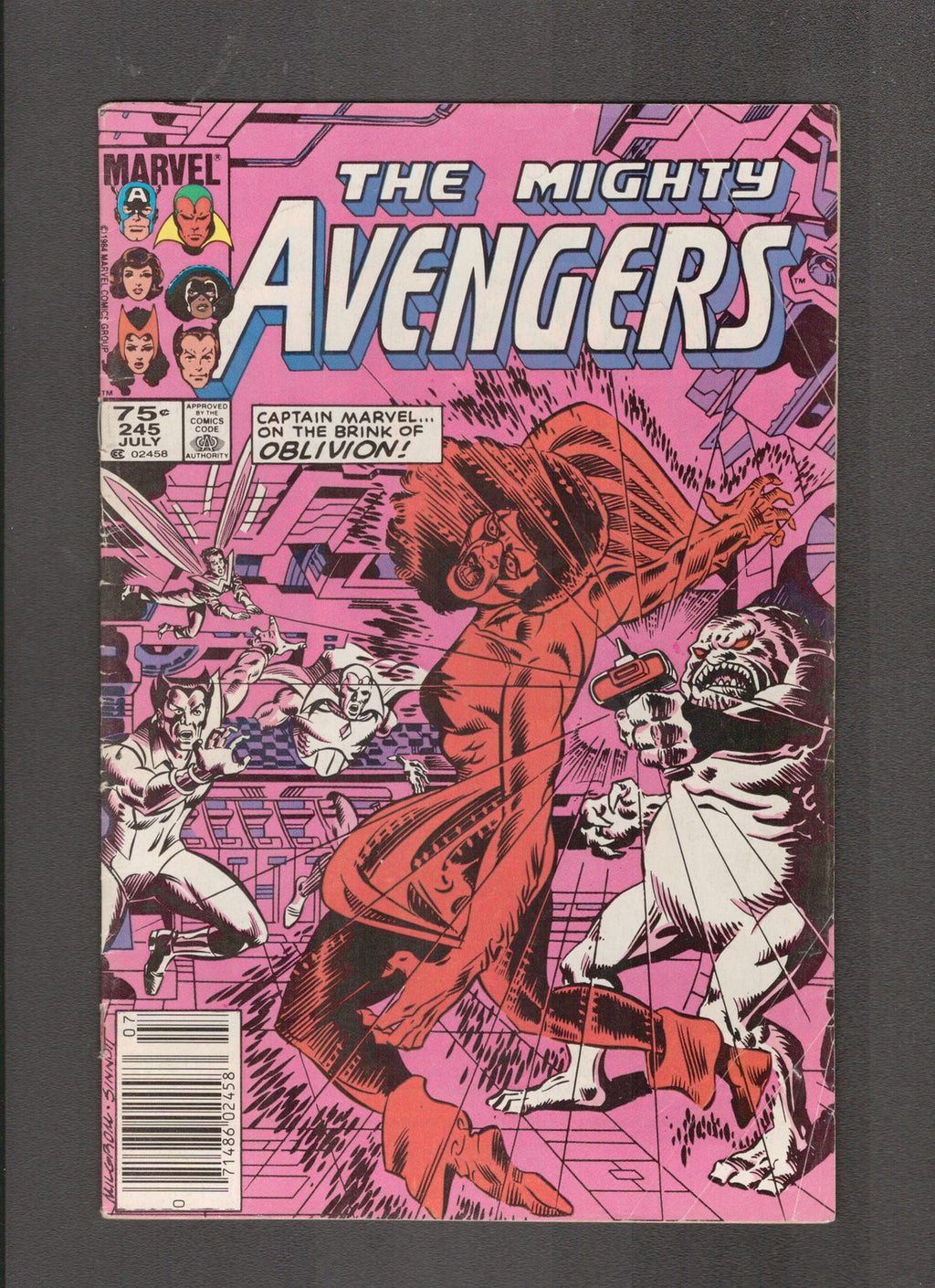 Avengers #245 (1984) Canadian Newsstand Marvel Comics