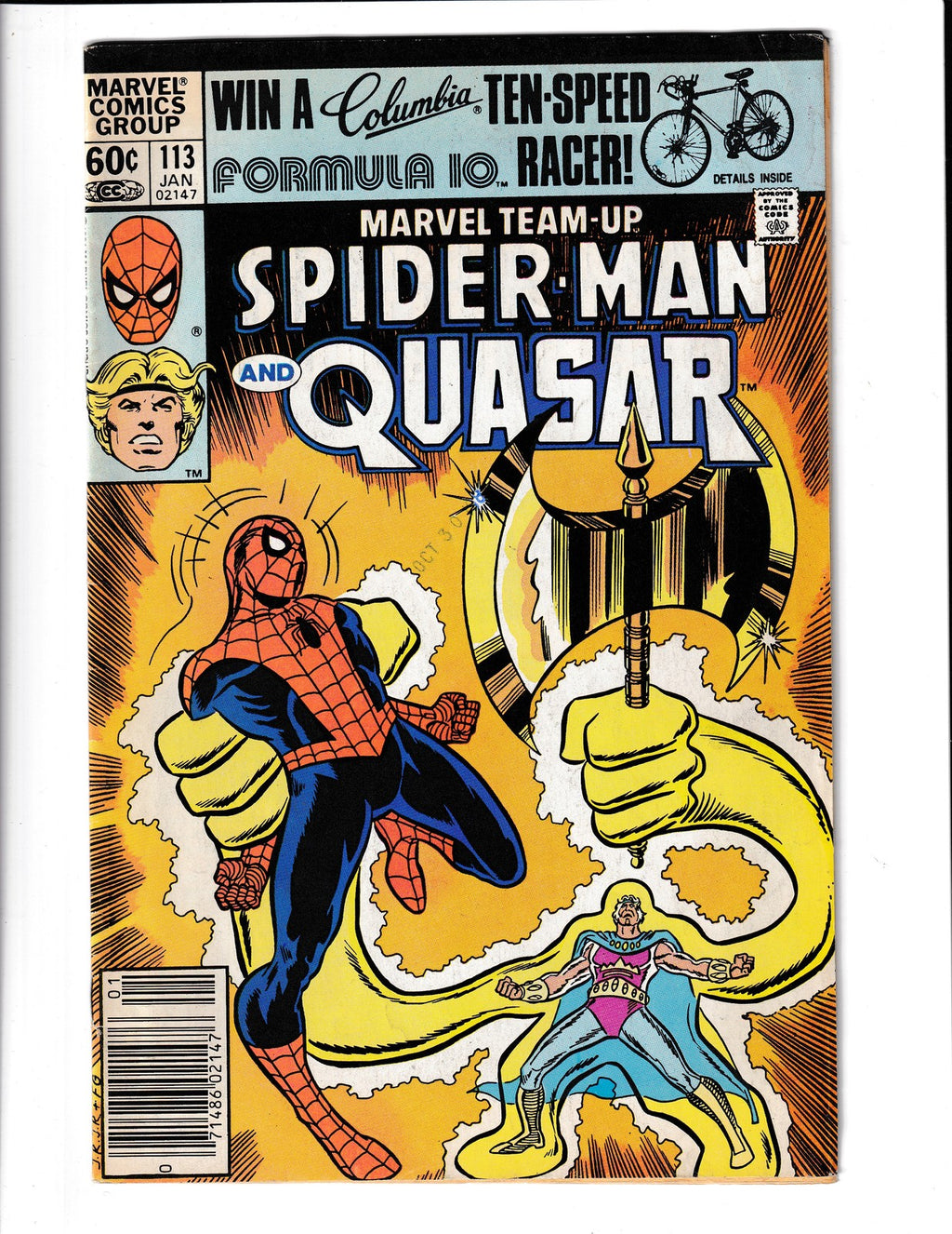 Marvel Team-Up #113 (1982) Spider-Man and Quasar Marvel Comics