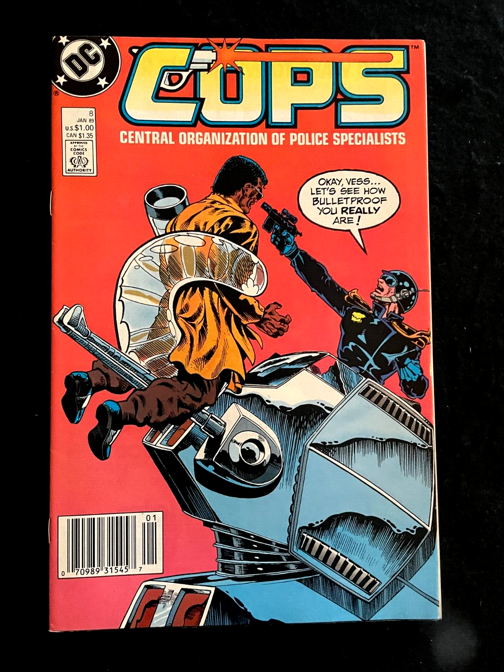 Cops #8 1989 - Newsstand Edition - HIGH GRADE