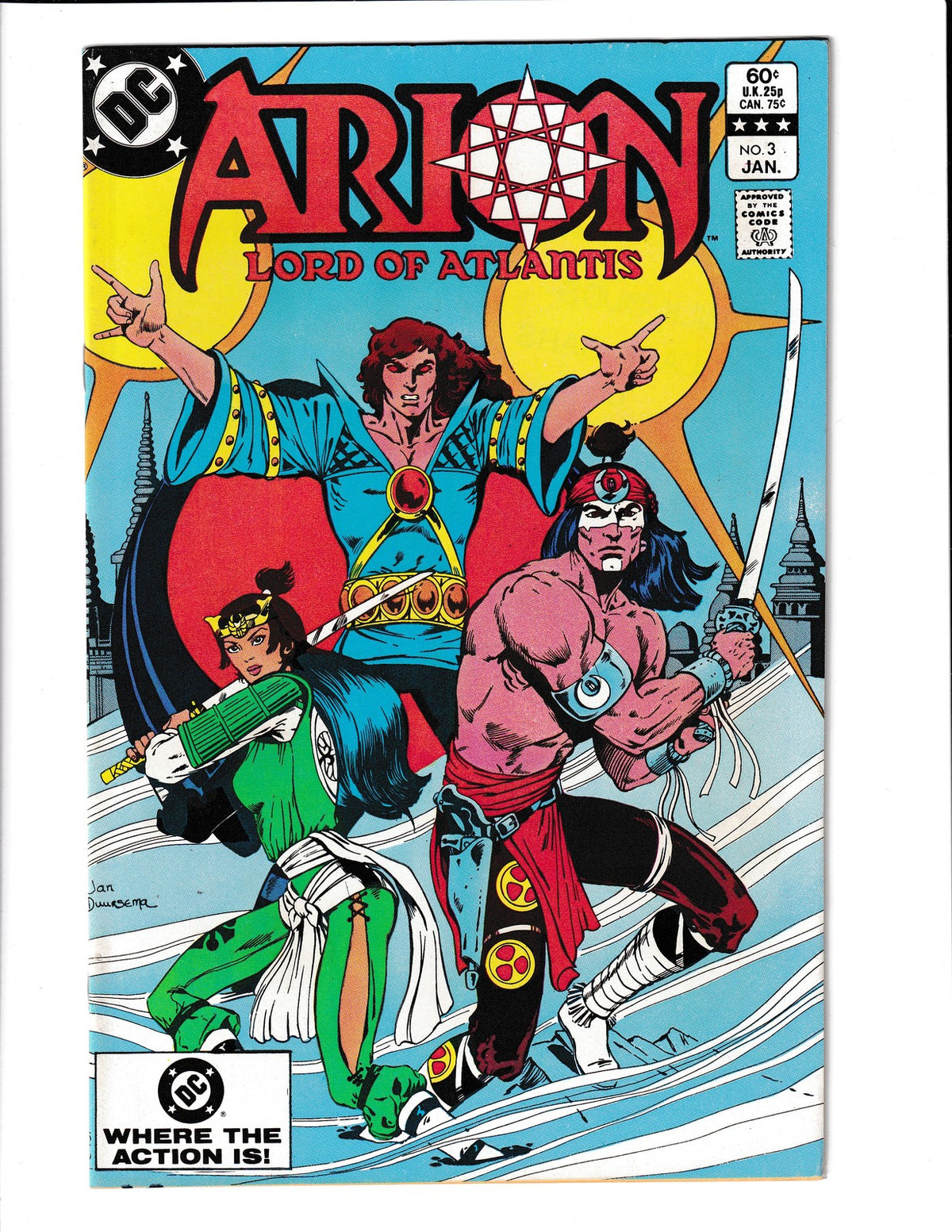 Arion, Lord of Atlantis #3 (1983) DC Comics