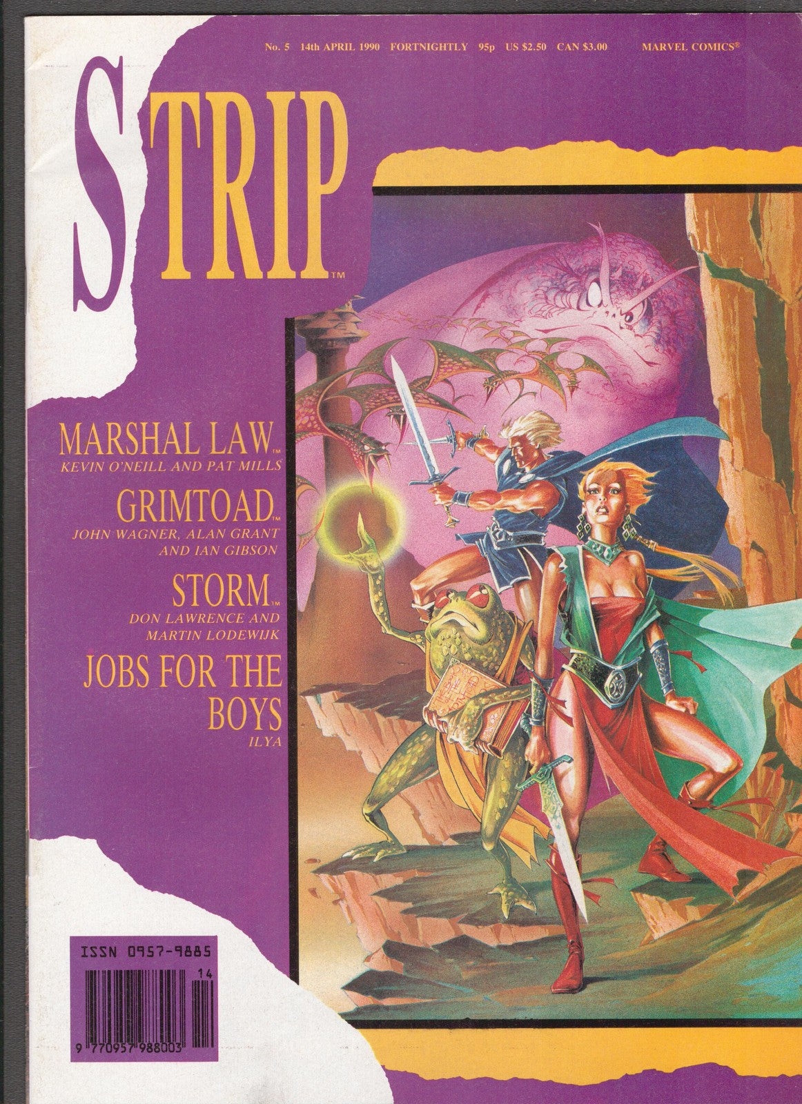 Strip #5 (1990) Kevin O'Neill Marvel Comics