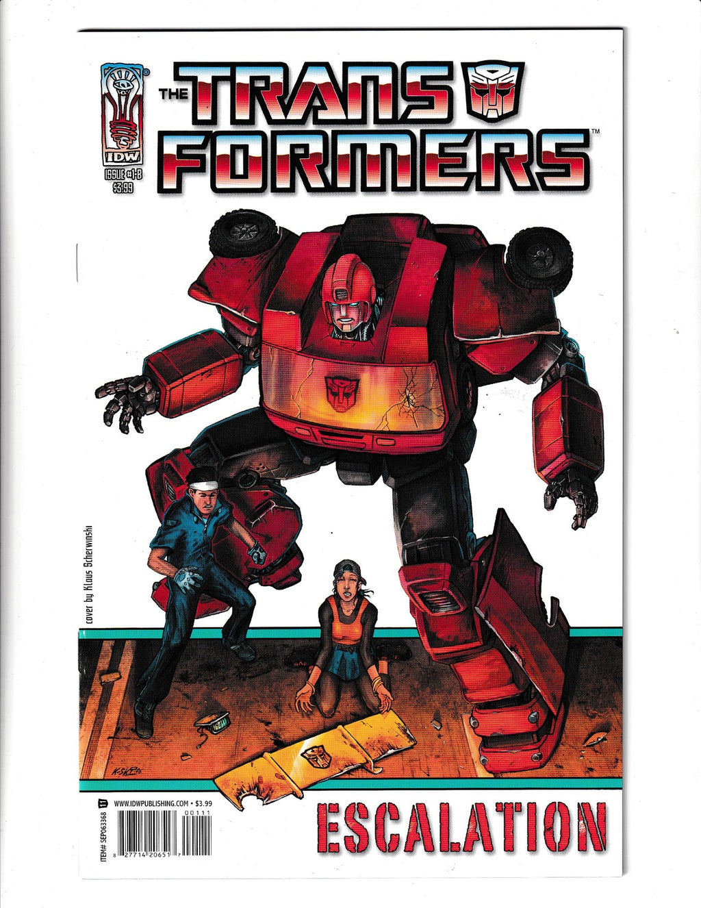 Transformers: Escalation #1b (2006) Scherwinski IDW Comics