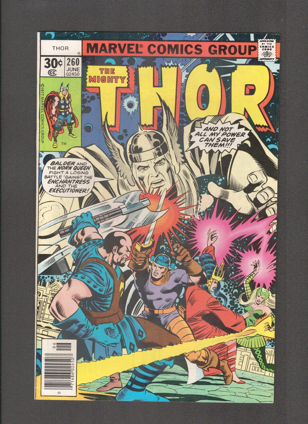 Thor #260 (1977) Walter Simonson, Tony DeZuniga Marvel Comics