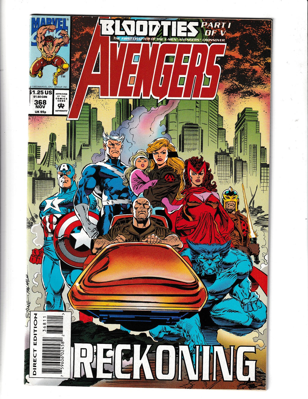 Avengers #368 (1993) Marvel Comics SKU:2809