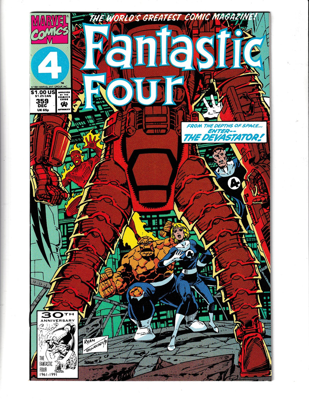 Fantastic Four #359 (1991) Marvel Comics
