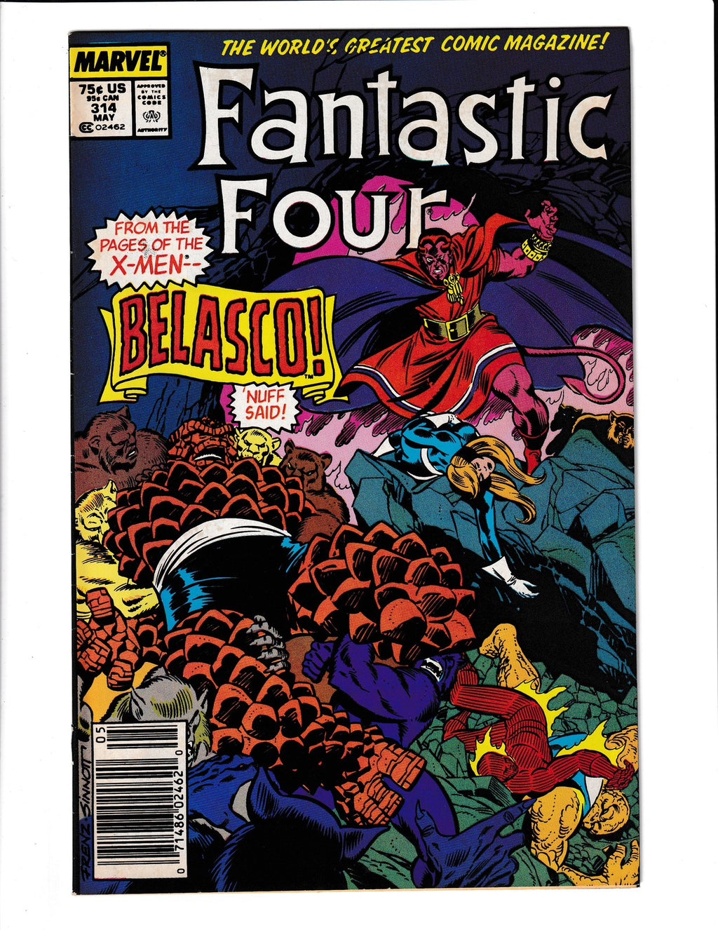 Fantastic Four #314 (1988) Balasco Marvel Comics