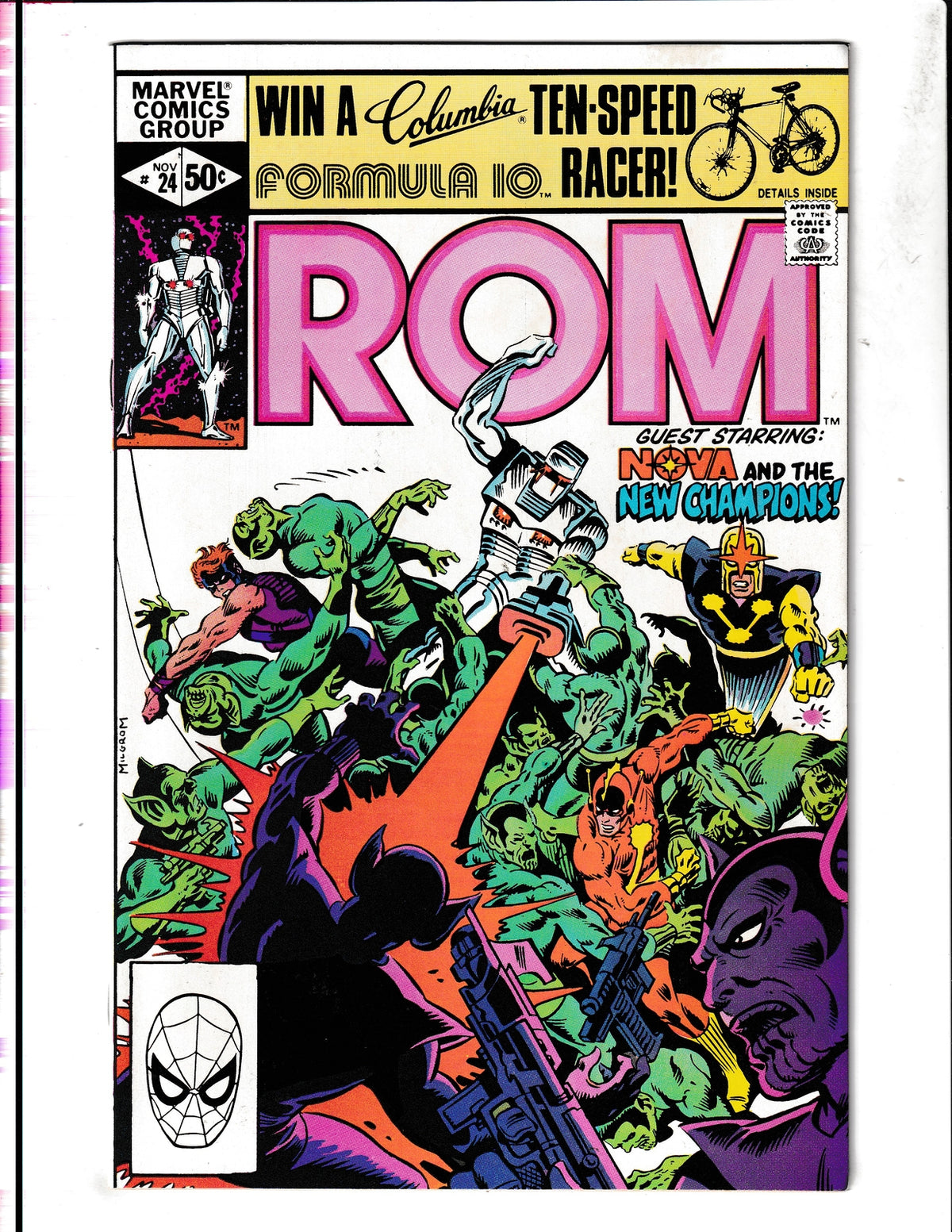 ROM #24 (1981) SpaceKnight Marvel Comics SKU:1826