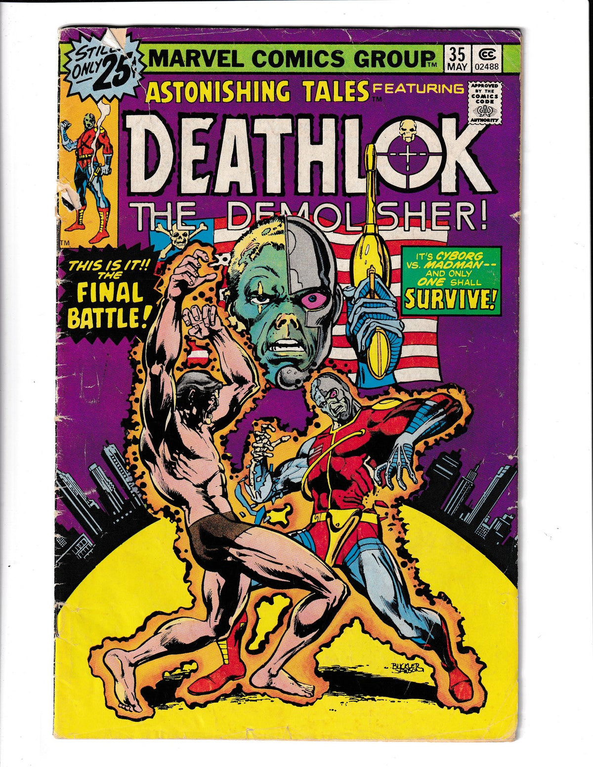 Astonishing Tales #35 (1976) Deathlok Marvel Comics