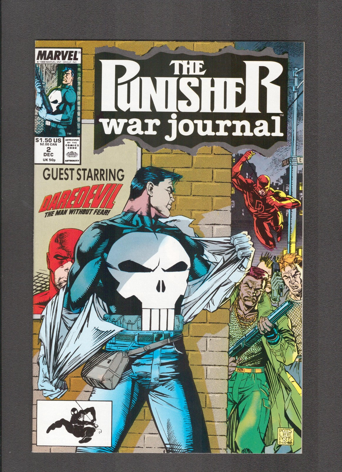 Punisher: War Journal #2 (1988) Jim Novak, Jim Lee Marvel Comics