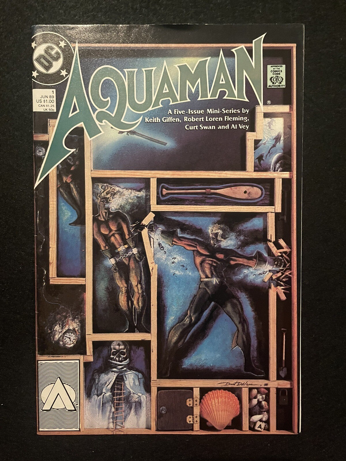 Aquaman #1-5 COMPLETE MINI SERIES (1989) DC Comics
