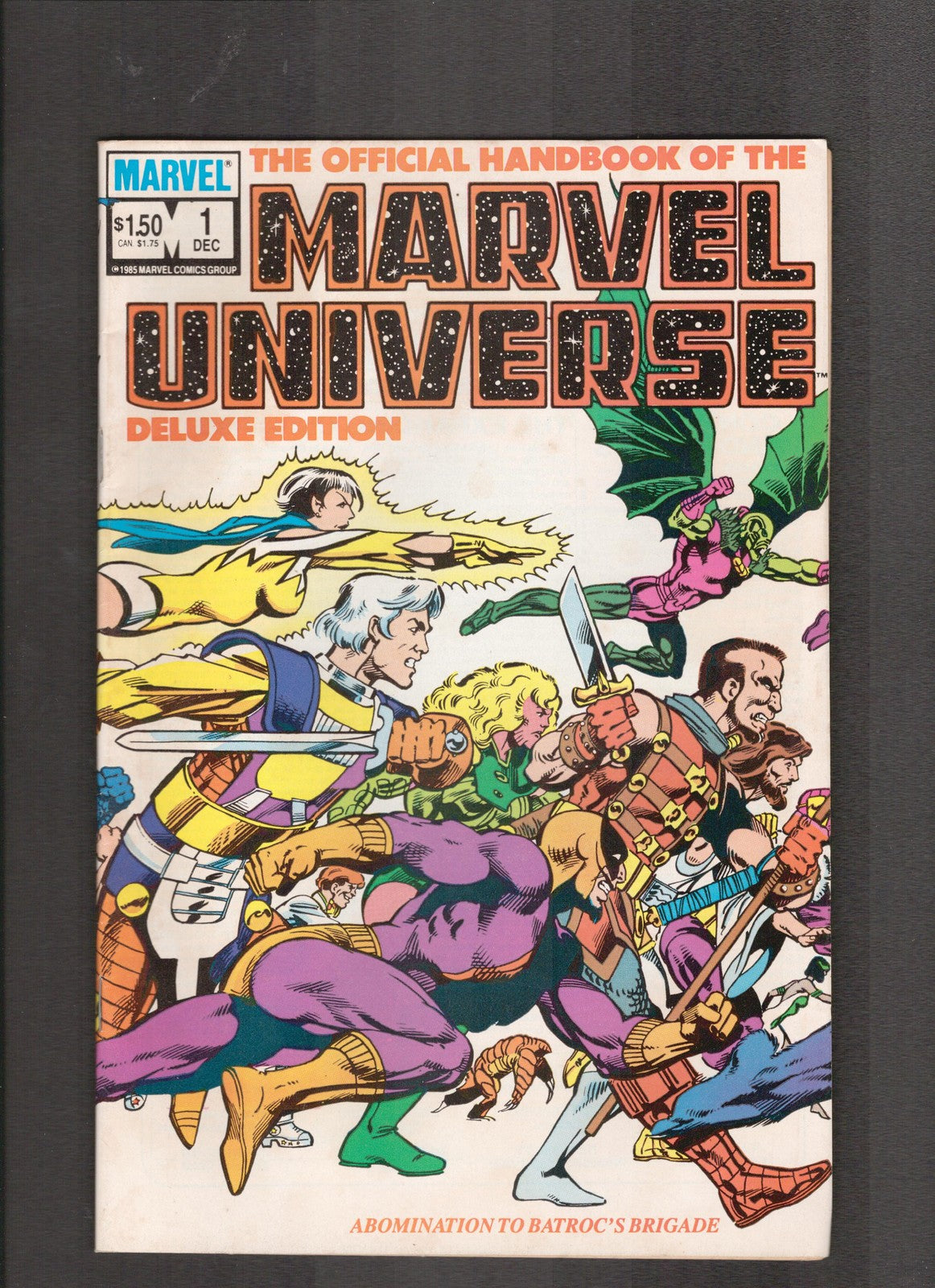 Official Handbook of the Marel Universe #1 (1985) Marvel Comics