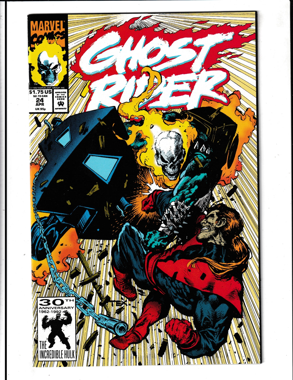 Ghost Rider #24 (1992) Higher Grade Marvel Comics