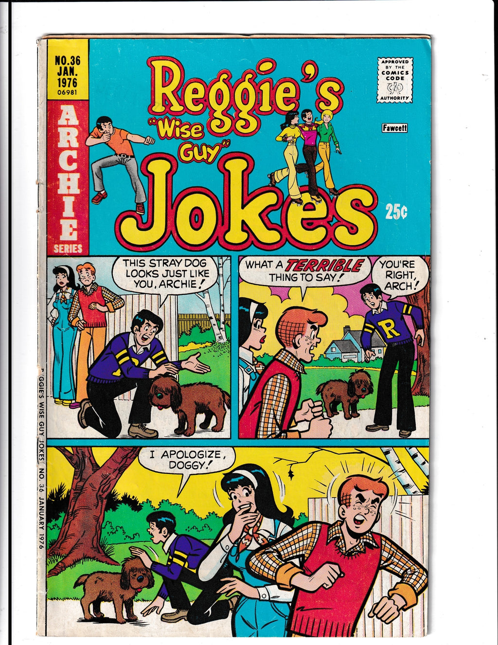 Reggie's Wise Guy Jokes #36 (1976) Archie Comics