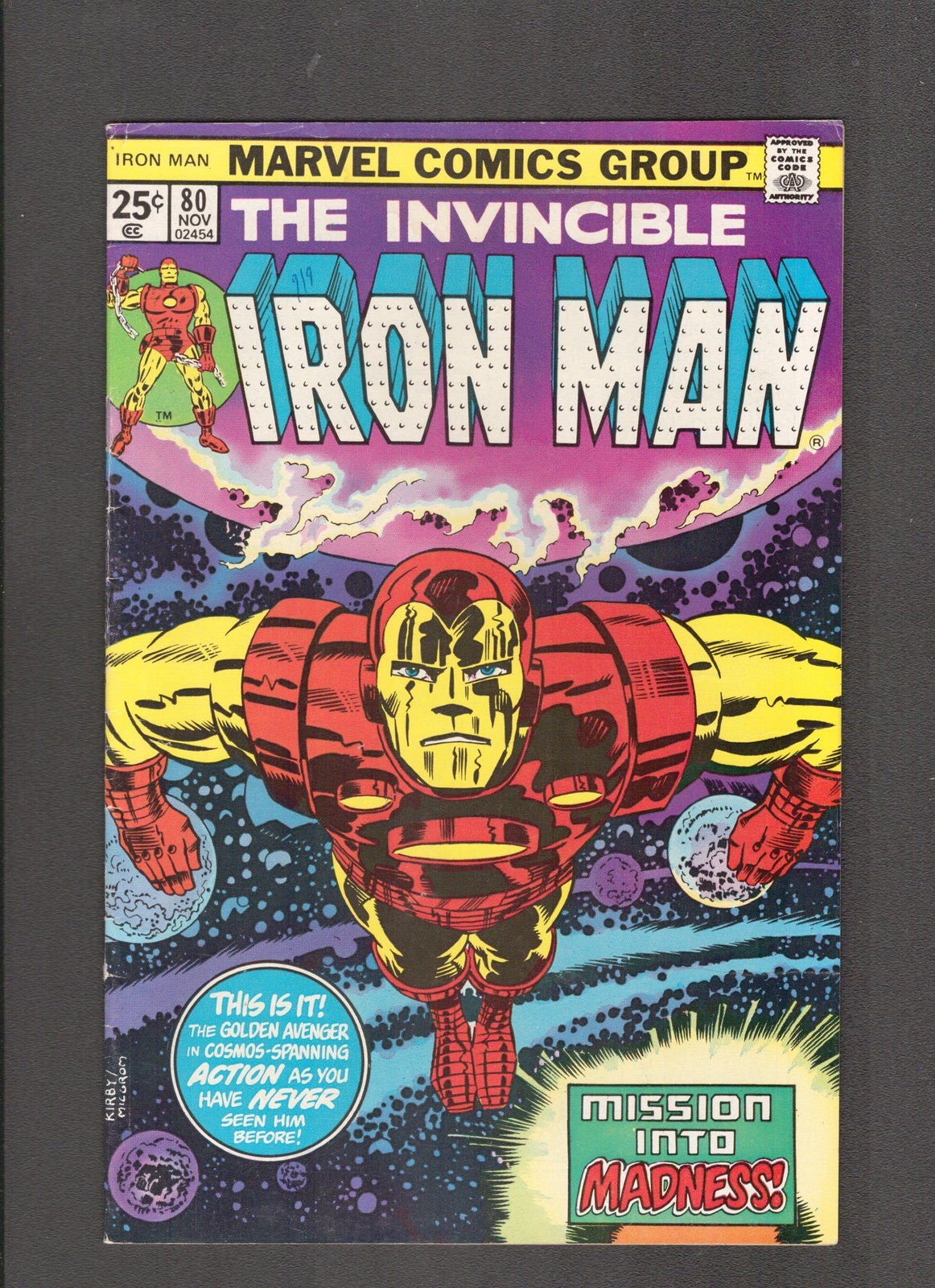Iron Man #80 (1975) Jack Kirby, Al Milgrom Marvel Comics