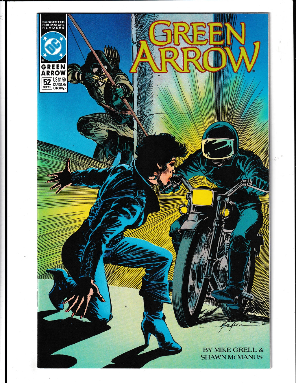 Green Arrow #52 (1991) HIGH GRADE Vol. 2 DC Comics