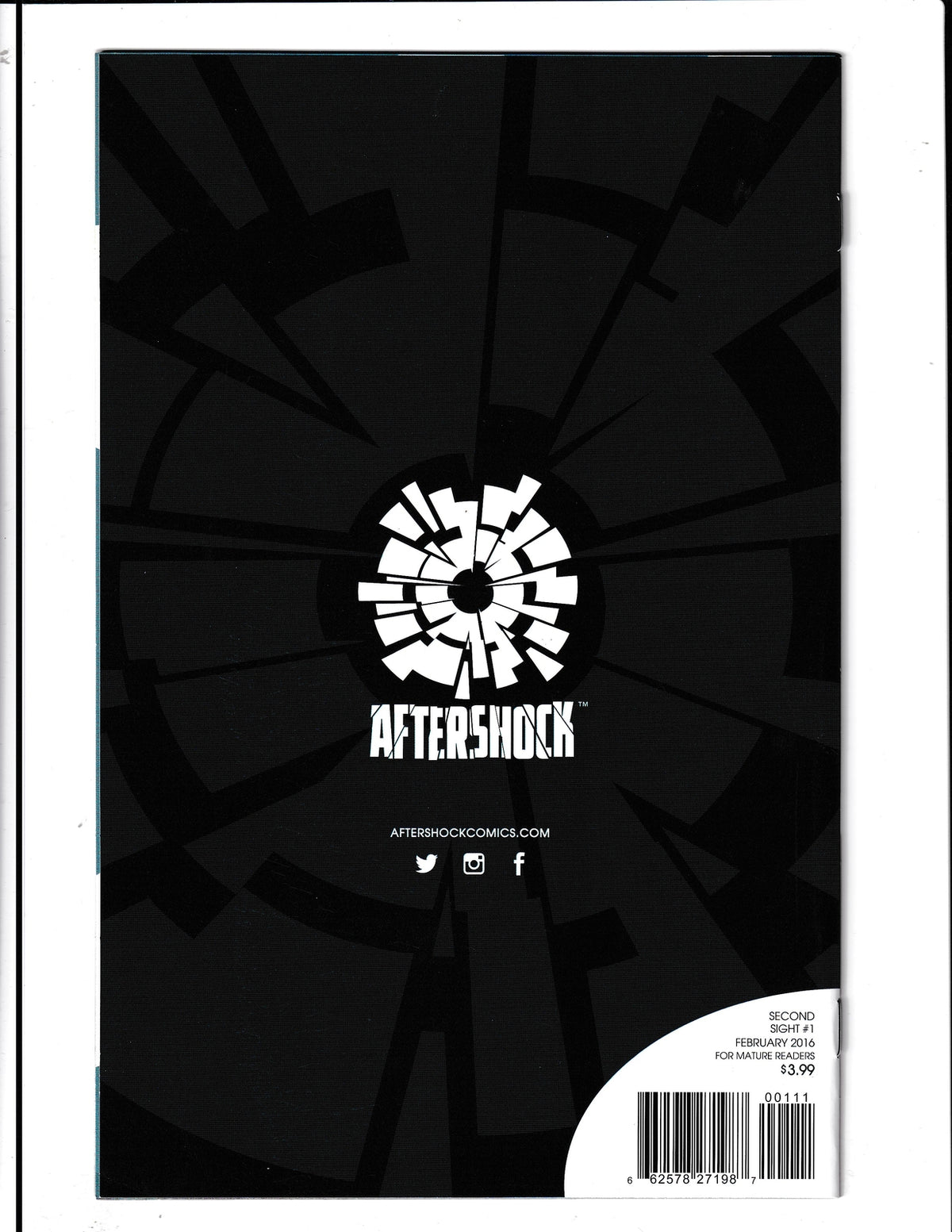 Second Sight #1 (2016) Aftershock Comics