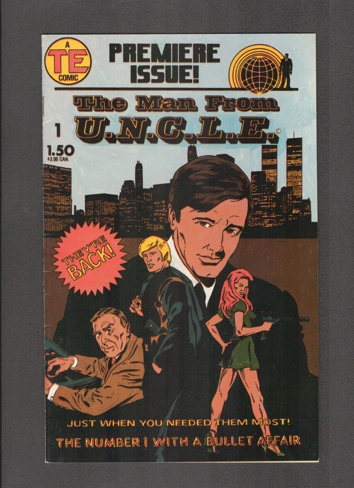 Man From U.N.C.L.E. #1 (1987) Entertainment Publishing Comics