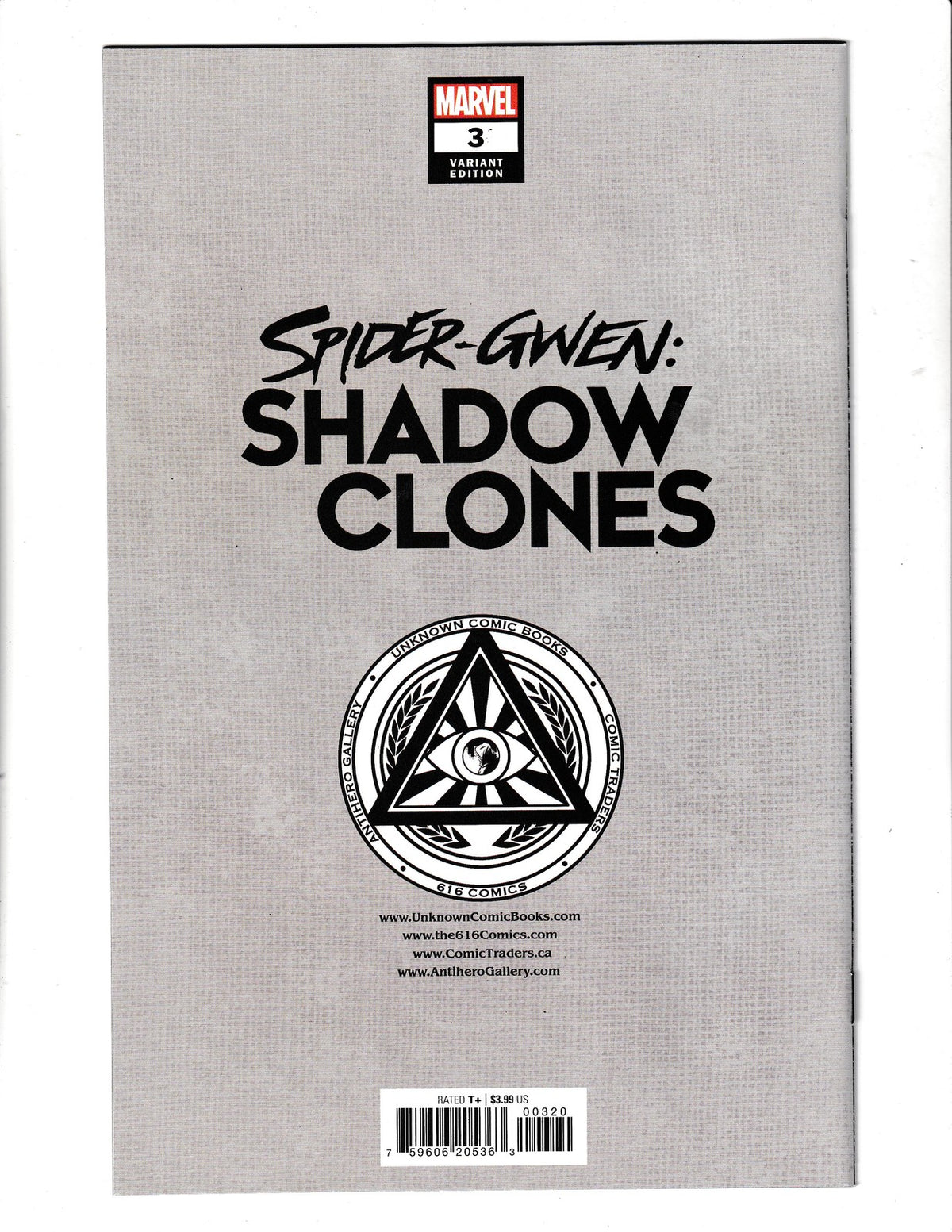 Spider-Gwen: Shadow Clones #3 (2023) Kael Ngu Virgin Variant Marvel Comics