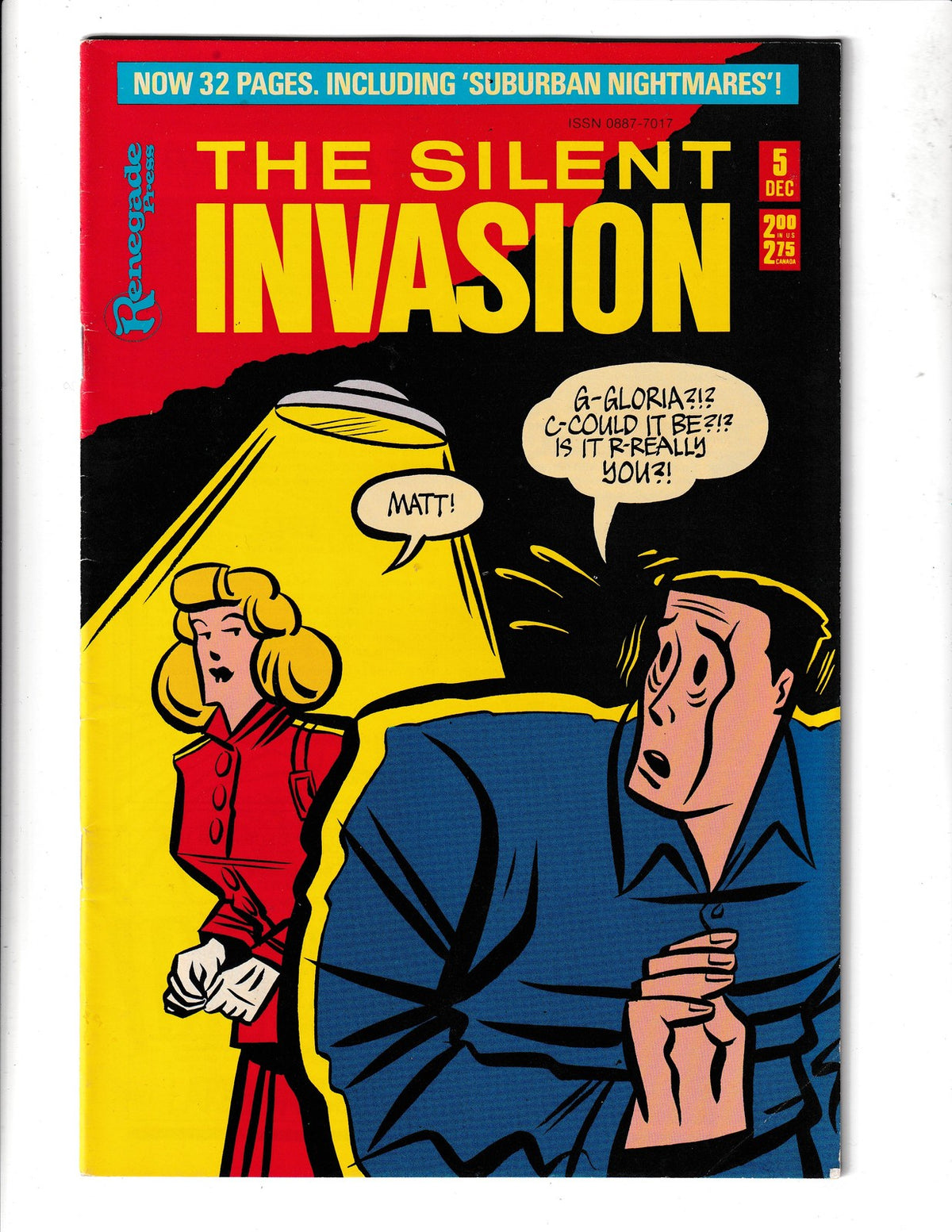 Silent Invasion #5 (1986) Renegade Press Comics