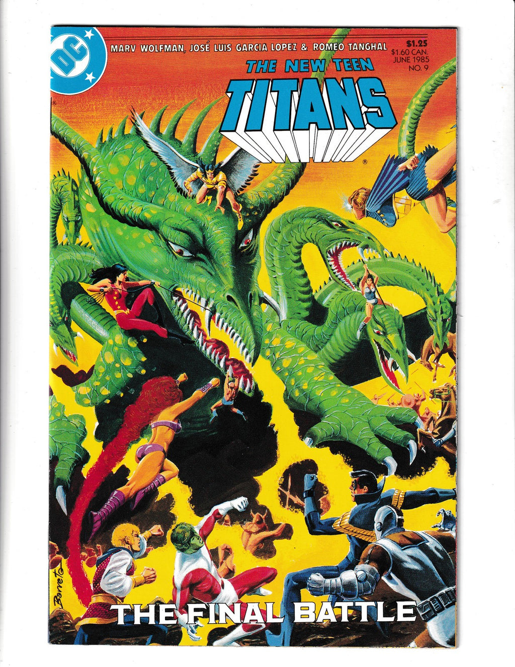 New Teen Titans #9 (1985) Higher Grade DC Comics