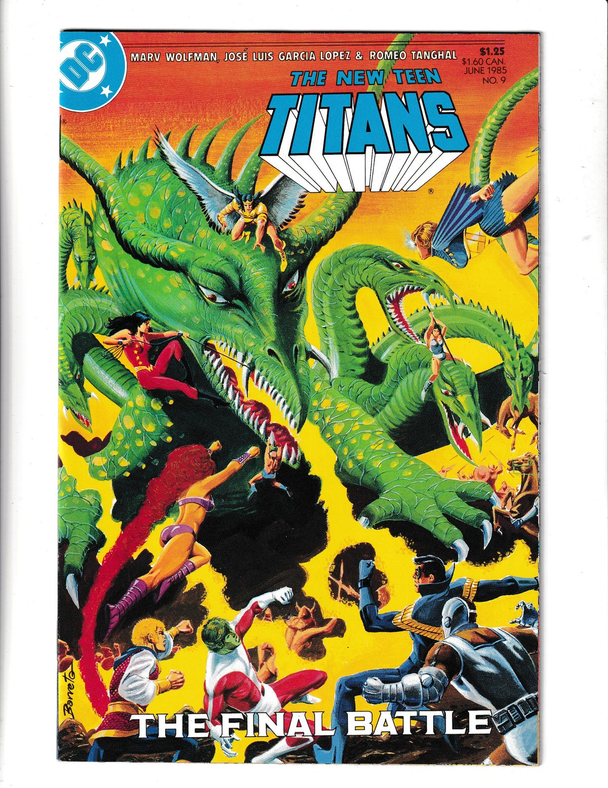 New Teen Titans #9 (1985) Higher Grade DC Comics
