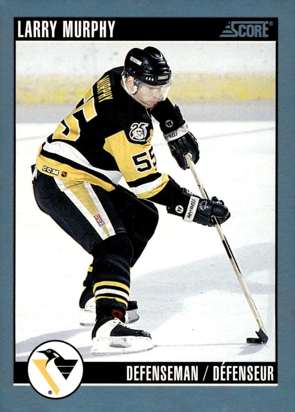 1992-93 Score Canadian #45 Larry Murphy Hockey Pittsburgh Penguins