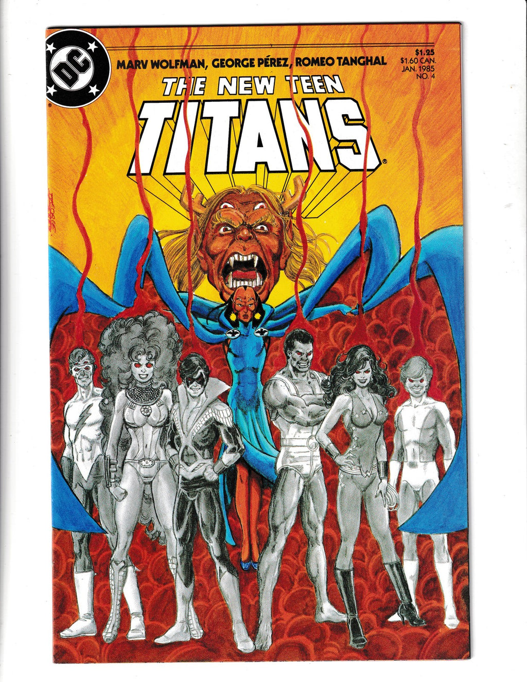 New Teen Titans #4 (1985) Higher Grade DC Comics