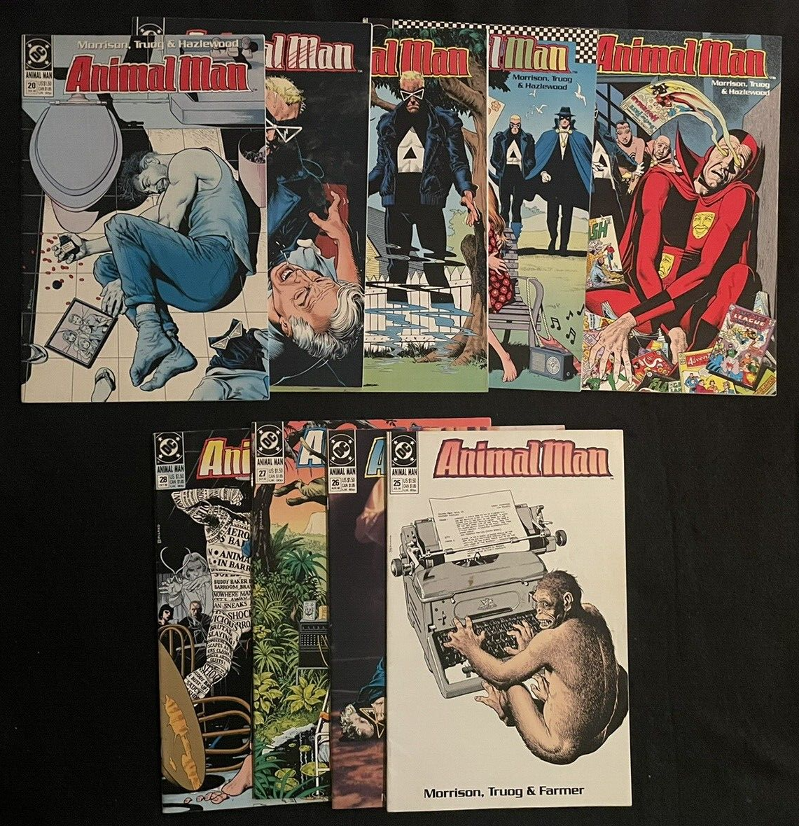 Animal Man #20-28 LOT of 9 books (1990) DC Comics