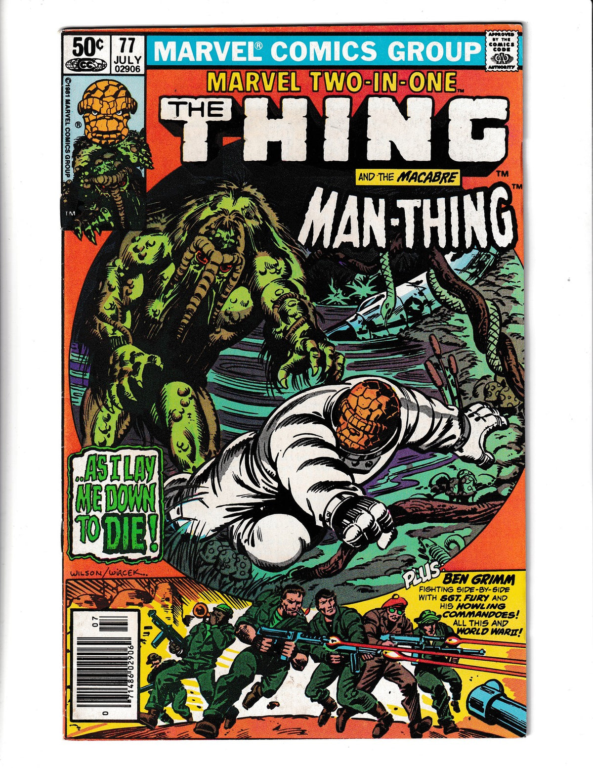 Marvel Two-In-One #77 (1981) Thing & Man-Thing Marvel Comics
