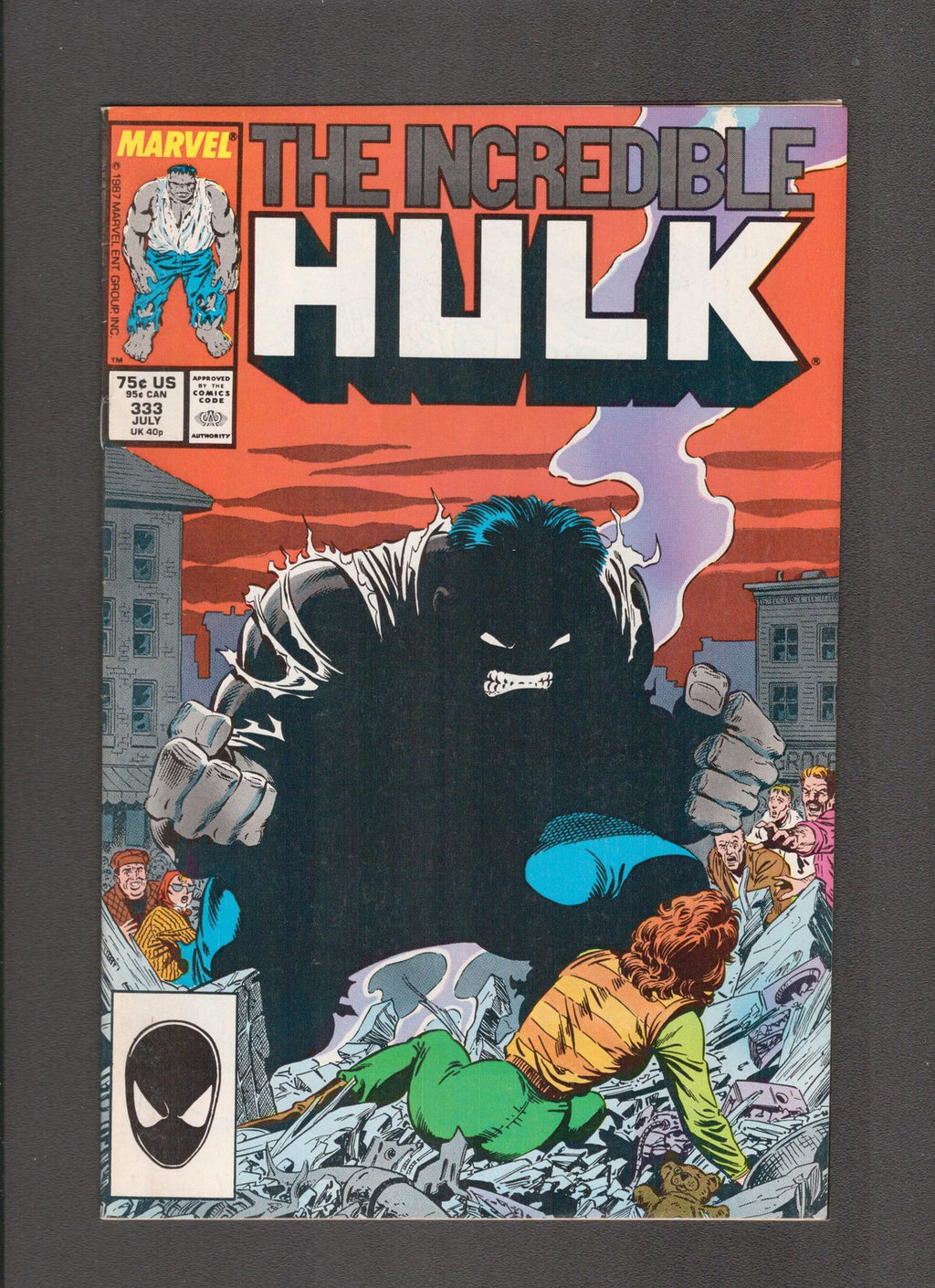 Incredible Hulk #333 (1987) Geiger, McFarlane Marvel Comics