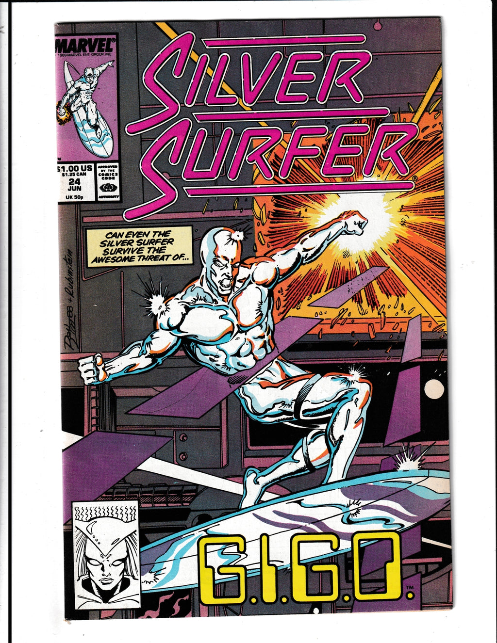 Silver Surfer #24 (1989) Marvel Comics SKU:857