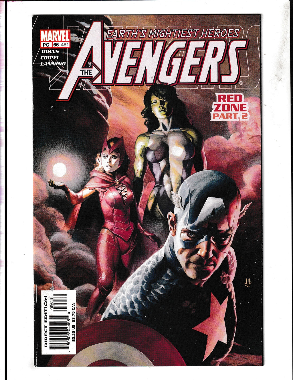 Avengers #66 (2003) Red Zone Pt. 2 Marvel Comics