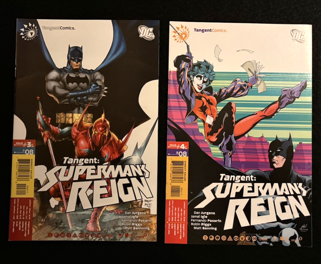 Tangent: Superman's Reign - Complete Set of 12 #1-12 (2008) Tangent Comics